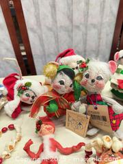 MaxSold Auction: Mixed Vintage Annalee Christmas Figurines - Warwick (Rhode Island, USA) SELLER MANAGED Reseller Online Auction - Warwick Avenue