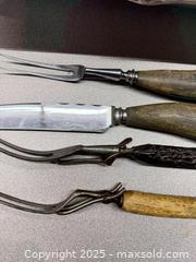 MaxSold Auction: Ornate 7-Piece Serving Set: Dish, Tray &#38; Utensils - Warwick (Rhode Island, USA) SELLER MANAGED Reseller Online Auction - Warwick Avenue