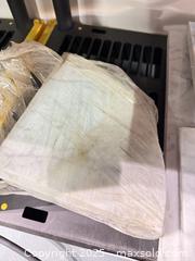 MaxSold Auction: Polished White Marble Slab/Tile Pieces  - Warwick (Rhode Island, USA) SELLER MANAGED Reseller Online Auction - Warwick Avenue