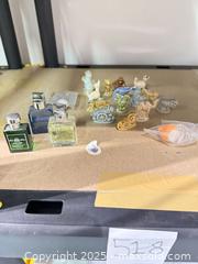 MaxSold Auction: Porcelain/Ceramic Miniature Figurines &#38; Small Mini Perfume Glass Bottles - Warwick (Rhode Island, USA) SELLER MANAGED Reseller Online Auction - Warwick Avenue
