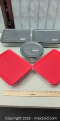 MaxSold Auction: Pyrex Tempered Glass Food Storage Set, 5-Piece - Warwick (Rhode Island, USA) SELLER MANAGED Reseller Online Auction - Warwick Avenue