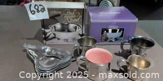 MaxSold Auction: Silverplate serveware lot with Gorham, Sheridan &#38; boxed bowls - Warwick (Rhode Island, USA) SELLER MANAGED Reseller Online Auction - Warwick Avenue