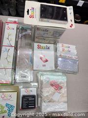 MaxSold Auction: Sizzix Machine, Thin Metal Cutting Dies &#38; Adapter Plate Lot - Warwick (Rhode Island, USA) SELLER MANAGED Reseller Online Auction - Warwick Avenue