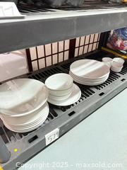 MaxSold Auction: Stoneware White Dinnerware, 27 Pieces — Ikea/Crate and Barrel - Warwick (Rhode Island, USA) SELLER MANAGED Reseller Online Auction - Warwick Avenue