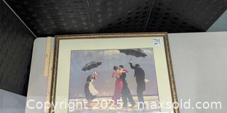MaxSold Auction: The Singing Butler by Jack Vettriano Framed - Warwick (Rhode Island, USA) SELLER MANAGED Reseller Online Auction - Warwick Avenue