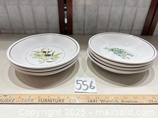 MaxSold Auction: Williams-Sonoma Ceramic 7-Piece Set, Olive &#38; Thyme Patterns - Warwick (Rhode Island, USA) SELLER MANAGED Reseller Online Auction - Warwick Avenue