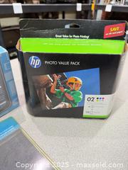 MaxSold Auction: Your Story Photo, HP02 Photo Value Pack — Color Cartridges &#38; 150 Sheets - Warwick (Rhode Island, USA) SELLER MANAGED Reseller Online Auction - Warwick Avenue