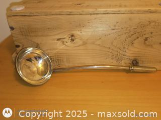 MaxSold Auction: Antique Silver Plated Ladel  - South Frontenac (Ontario, Canada) SELLER MANAGED Downsizing Online Auction - Battersea Road