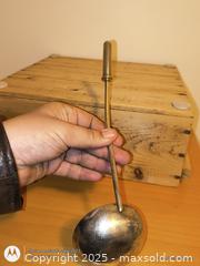 MaxSold Auction: Antique Silver Plated Ladel  - South Frontenac (Ontario, Canada) SELLER MANAGED Downsizing Online Auction - Battersea Road