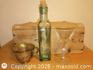 MaxSold Auction: glass bottle collection lot - South Frontenac (Ontario, Canada) SELLER MANAGED Downsizing Online Auction - Battersea Road