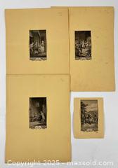 MaxSold Auction: 4 ANTIQUE COPPER PLATE ENGRAVINGS - Toronto (Ontario, Canada) PARTNER MANAGED Estate Sale Online Auction - Esandar Drive (STORAGE)
