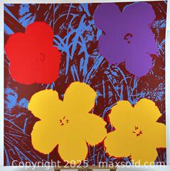 MaxSold Auction: ANDY WARHOL &#34;FLOWERS&#34; SILKSCREEN - Toronto (Ontario, Canada) PARTNER MANAGED Estate Sale Online Auction - Esandar Drive (STORAGE)