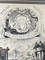 MaxSold Auction: ANTIQUE BOSTON THEATRE STEEL ENGRAVING  - Toronto (Ontario, Canada) PARTNER MANAGED Estate Sale Online Auction - Esandar Drive (STORAGE)