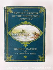 MaxSold Auction: ANTIQUE GEORGE BAXTER CATALOGUE RAISONÉ FIRST EDITION - Toronto (Ontario, Canada) PARTNER MANAGED Estate Sale Online Auction - Esandar Drive (STORAGE)