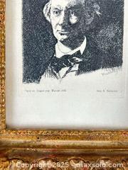 MaxSold Auction: EDOUARD MANET. ORIGINAL ETCHING OF BAUDELAIRE 1865 - Toronto (Ontario, Canada) PARTNER MANAGED Estate Sale Online Auction - Esandar Drive (STORAGE)