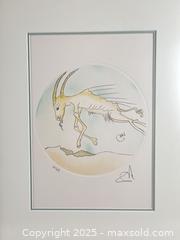 MaxSold Auction: FRAMED &#38; SIGNED SALVADOR DALI &#34;CAPRICORN&#34; - Toronto (Ontario, Canada) PARTNER MANAGED Estate Sale Online Auction - Esandar Drive (STORAGE)