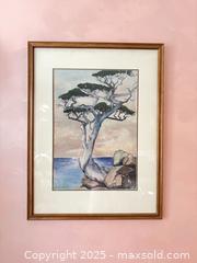 MaxSold Auction: KILLAM, RUTH (Canadian, 1924-2011) - Monterey cypress tree, watercolour - Toronto (Ontario, Canada) PARTNER MANAGED Estate Sale Online Auction - Esandar Drive (STORAGE)