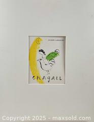 MaxSold Auction: MARC CHAGALL ORIGINAL LITHOGRAPH 1957 - Toronto (Ontario, Canada) PARTNER MANAGED Estate Sale Online Auction - Esandar Drive (STORAGE)