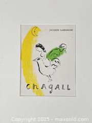 MaxSold Auction: MARC CHAGALL ORIGINAL LITHOGRAPH 1957 - Toronto (Ontario, Canada) PARTNER MANAGED Estate Sale Online Auction - Esandar Drive (STORAGE)