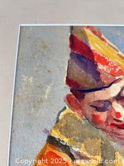 MaxSold Auction:  MID CENTURY CLOWN WATERCOLOUR PAINTING  - Toronto (Ontario, Canada) PARTNER MANAGED Estate Sale Online Auction - Esandar Drive (STORAGE)