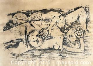 MaxSold Auction: MONUMENTAL JOHNNY FRIEDLAENDER SIGNED ETCHING 1970 - Toronto (Ontario, Canada) PARTNER MANAGED Estate Sale Online Auction - Esandar Drive (STORAGE)