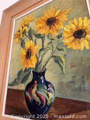 MaxSold Auction: OIL ON CANVAS STILL LIFE WITH SUNFLOWERS - Toronto (Ontario, Canada) PARTNER MANAGED Estate Sale Online Auction - Esandar Drive (STORAGE)