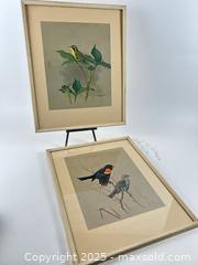 MaxSold Auction: PAIR OF BIRD WATERCOLOUR PRINTS F. LANSDOWNE - Toronto (Ontario, Canada) PARTNER MANAGED Estate Sale Online Auction - Esandar Drive (STORAGE)