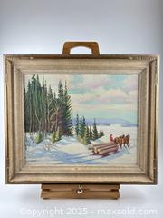 MaxSold Auction: VINTAGE CANADIAN SCHOOL WINTER LANDSCAPE  - Toronto (Ontario, Canada) PARTNER MANAGED Estate Sale Online Auction - Esandar Drive (STORAGE)