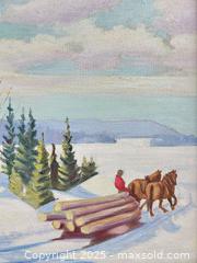 MaxSold Auction: VINTAGE CANADIAN SCHOOL WINTER LANDSCAPE  - Toronto (Ontario, Canada) PARTNER MANAGED Estate Sale Online Auction - Esandar Drive (STORAGE)