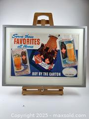 MaxSold Auction: VINTAGE ORANGE CRUSH ADVERTISING POSTER IN FRAME  - Toronto (Ontario, Canada) PARTNER MANAGED Estate Sale Online Auction - Esandar Drive (STORAGE)