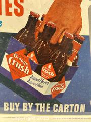 MaxSold Auction: VINTAGE ORANGE CRUSH ADVERTISING POSTER IN FRAME  - Toronto (Ontario, Canada) PARTNER MANAGED Estate Sale Online Auction - Esandar Drive (STORAGE)