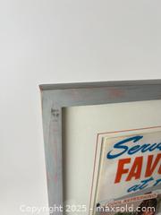 MaxSold Auction: VINTAGE ORANGE CRUSH ADVERTISING POSTER IN FRAME  - Toronto (Ontario, Canada) PARTNER MANAGED Estate Sale Online Auction - Esandar Drive (STORAGE)