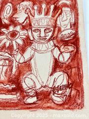 MaxSold Auction: VINTAGE ORIGINAL IDOL TOTEMIC DRAWING - Toronto (Ontario, Canada) PARTNER MANAGED Estate Sale Online Auction - Esandar Drive (STORAGE)