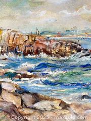 MaxSold Auction: VINTAGE WATERCOLOUR OF A SEASCAPE - Toronto (Ontario, Canada) PARTNER MANAGED Estate Sale Online Auction - Esandar Drive (STORAGE)