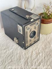 MaxSold Auction: 1950’s Brownie Six-20 Art Deco Box Camera - Toronto (Ontario, Canada) SELLER MANAGED Reseller Online Auction -  Bayview Avenue