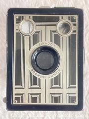 MaxSold Auction: 1950’s Brownie Six-20 Art Deco Box Camera - Toronto (Ontario, Canada) SELLER MANAGED Reseller Online Auction -  Bayview Avenue