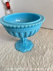 MaxSold Auction: ANTIQUE PRESSED OPALINE GLASS COMPOTE - Toronto (Ontario, Canada) SELLER MANAGED Reseller Online Auction -  Bayview Avenue