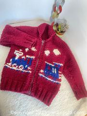 MaxSold Auction: Vintage Children’s Choo Choo Train Wool Sweater - Toronto (Ontario, Canada) SELLER MANAGED Reseller Online Auction -  Bayview Avenue