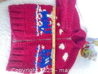 MaxSold Auction: Vintage Children’s Choo Choo Train Wool Sweater - Toronto (Ontario, Canada) SELLER MANAGED Reseller Online Auction -  Bayview Avenue
