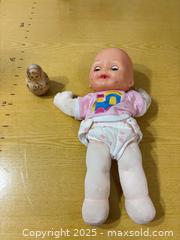 MaxSold Auction: 18-inch soft-bodied baby doll with vinyl head - Maple Ridge (British Columbia, Canada) PARTNER MANAGED Estate Sale Online Auction - Blanshard Street (STORAGE)