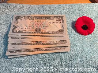 MaxSold Auction: 1939 Afghanistan Da Afghanistan Bank 50 Afghanis (19 loose notes) - Maple Ridge (British Columbia, Canada) PARTNER MANAGED Estate Sale Online Auction - Blanshard Street (STORAGE)