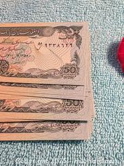 MaxSold Auction: 1939 Afghanistan Da Afghanistan Bank 50 Afghanis (19 loose notes) - Maple Ridge (British Columbia, Canada) PARTNER MANAGED Estate Sale Online Auction - Blanshard Street (STORAGE)