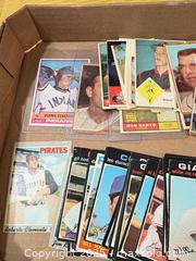 MaxSold Auction: 1960s–1970s Vintage Trading Card Lot, 50–75 Cards inc. Multiple Hank Aaron  - Maple Ridge (British Columbia, Canada) SELLER MANAGED Estate Sale Online Auction - Blanshard Street (STORAGE)