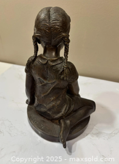 MaxSold Auction: 1974 Franklin Mint Charles Parks Bronze Sculpture "Girl with Cat" COA Limited Ed - Maple Ridge (British Columbia, Canada) PARTNER MANAGED Estate Sale Online Auction - Blanshard Street (STORAGE)