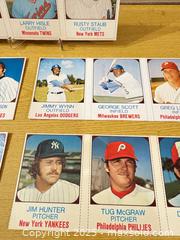 MaxSold Auction: 1974 Vintage Baseball Cards uncut panels Jim Hunter etc  - Maple Ridge (British Columbia, Canada) PARTNER MANAGED Estate Sale Online Auction - Blanshard Street (STORAGE)