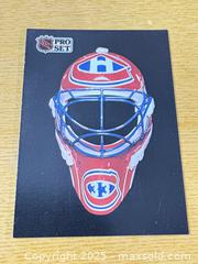 MaxSold Auction: 1991 Pro Set Montreal Canadiens The Mask Hockey Trading Card CC2 - Maple Ridge (British Columbia, Canada) PARTNER MANAGED Estate Sale Online Auction - Blanshard Street (STORAGE)