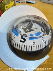 MaxSold Auction: Adventure CLC600 Dashboard/Tabletop Compass, Silver - Maple Ridge (British Columbia, Canada) PARTNER MANAGED Estate Sale Online Auction - Blanshard Street (STORAGE)