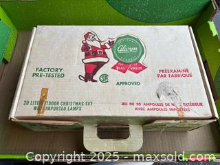 MaxSold Auction: Alwyn Outdoor Decorative Christmas Light String, 20 Bulbs - Maple Ridge (British Columbia, Canada) PARTNER MANAGED Estate Sale Online Auction - Blanshard Street (STORAGE)