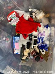 MaxSold Auction: Assorted Christmas Decorations Lot with Stockings, Wreath - Maple Ridge (British Columbia, Canada) PARTNER MANAGED Estate Sale Online Auction - Blanshard Street (STORAGE)