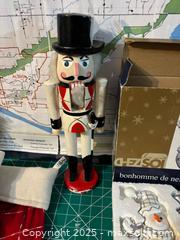 MaxSold Auction: Assorted Christmas Decorations Lot with Stockings, Wreath - Maple Ridge (British Columbia, Canada) PARTNER MANAGED Estate Sale Online Auction - Blanshard Street (STORAGE)